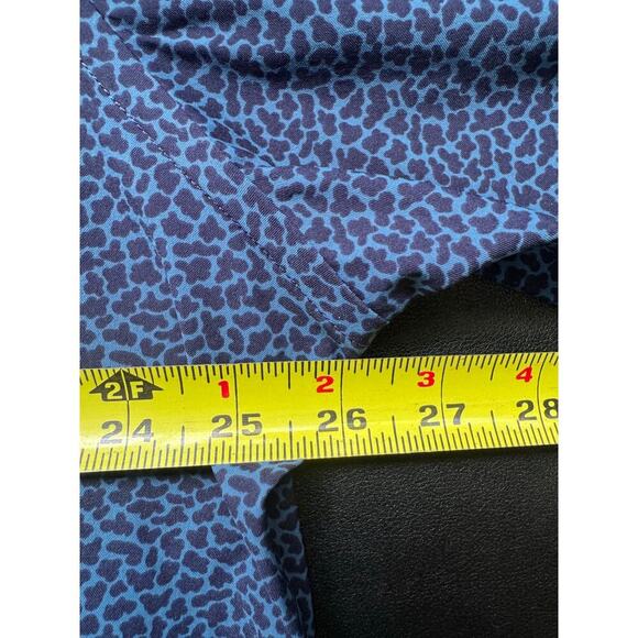 Peter Millar Yankee Blue Printed Townsend Button Down Long Sleeve Shirt Size XL - Picture 12 of 13